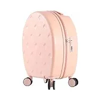 valise à main le bagage avec la valise légère de cabine de roulement de roues de spinner pour le voyage d'avions bagages cabine (color : d, size : 18 inch)