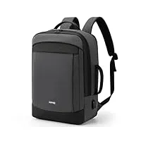 homiee sac à dos pour ordinateur portable (extensible-gris)