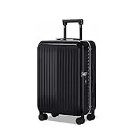eypkpl bagages cabine valises à roulettes embarquement de grande capacité bagages à main poche latérale amovible design valise serrure à combinaison tsa utilisation douce