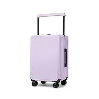 eypkpl bagages cabine valises de grande capacité bagages à roulettes larges réglables avec roues universelles bagages à main serrure à combinaison des douanes tsa utilisation douce