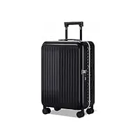 bagages cabine bagage pc (polycarbonate) bagage valise amovible poche latérale chariot bagage ouverture avant bagage fermeture éclair bagage poids léger