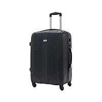 alistair airo 2.0 - valise taille moyenne 65 cm - marque française - garantie 2 ans en france (noir)