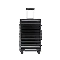 bagage valise de voyage valise classique de couleur vive de cadre en aluminium avec la serrure de tsa aucune tirette avec des roues silencieuses de fileur bagage cabine bagages à roulettes ( color : e