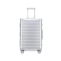 valise cabine bagage valises de voyage valise classique de couleur vive de cadre en aluminium avec la serrure de tsa aucune tirette avec des roues silencieuses de fileur (color : a, size : 29")