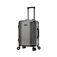 totiki valise valise intelligente de chargement usb externe de bagage de mot de passe de double boucle de cadre en aluminium valise cabine (color : e, size : 20in)