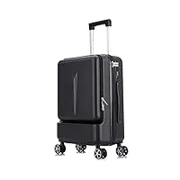 nespiq travelite valise bagages À main avec roulettes avant de commencer À concevoir des bagages de grande capacité travelite valise cabine (color : a, size : 20inch)