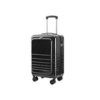 lzdlnb valise bagage cabine bagage couvercle à ouverture latérale valise à chariot à ouverture avant bagage rigide valise à roues universelle avec roues