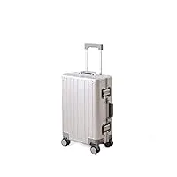 asadfdaa valises alloy trolley case, female metal suitcase, silent universal wheel password box