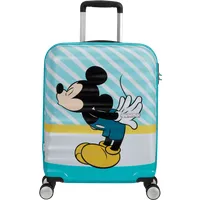 american tourister disney wavebreaker bagage cabine mickey blue kiss