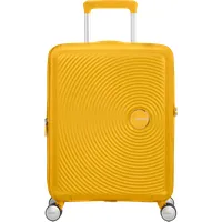 american tourister soundbox bagage cabine jaune or