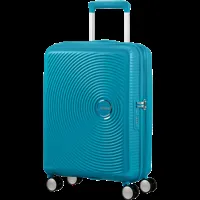 american tourister soundbox bagage cabine bleu estival