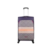 valise lulu castagnette valise cabine lulu c diamond violet en polyester 43l