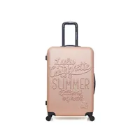 valise lulu castagnette - valise grand format abs sailor-a 4 roues 70 cm - bronze