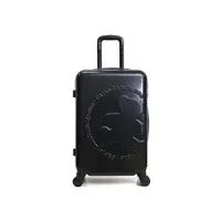 valise lulu castagnette - valise cabine abs/pc lulu from paris 4 roues 55 cm - noir