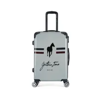 valise gentleman farmer - valise cabine abs/pc stuart 4 roues 55 cm - blanc