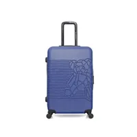 valise lulu castagnette valise grand format rigide 75cm lulu bear cube-a - marine