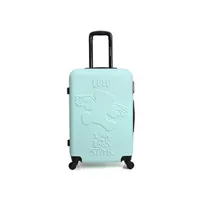 valise lulu castagnette valise grand format rigide ours aile - vert