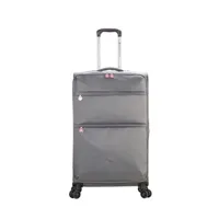 valise lulu castagnette valise cabine lulu c floppy gris en polyester 43l