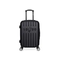 valise gentleman farmer - valise cabine abs archie 4 roues 55 cm - noir