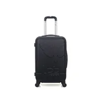 valise lpb - valise weekend abs norine-a 4 roues 60 cm - noir