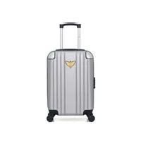 valise lpb - valise cabine abs amelie-e 4 roues 50 cm - gris