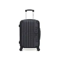 valise blue star bluestar - valise cabine abs bucarest 4 roues 55 cm - noir