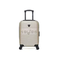 valise gentleman farmer - valise cabine abs fred-e 4 roues 50 cm - blanc