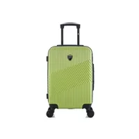 valise gentleman farmer - valise cabine abs/pc peter 4 roues 55 cm - vert