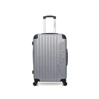 valise american travel - valise weekend abs budapest 4 roues 65 cm - gris