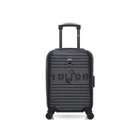 valise gentleman farmer - valise cabine abs fred-e 4 roues 50 cm - noir