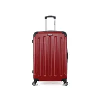 valise blue star bluestar - valise grand format abs/pc tunis-b 4 roues 75 cm - rouge