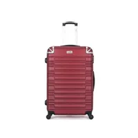 valise lpb - valise grand format abs giulia 4 roues 75 cm - bordeaux