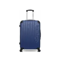 valise american travel - valise weekend abs budapest 4 roues 65 cm - marine
