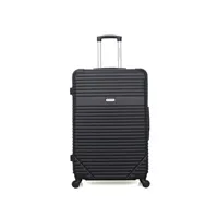 valise american travel - valise grand format abs memphis 4 roues 75 cm - noir