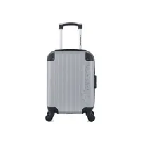 valise american travel - valise cabine xxs abs budapest 4 roues 46 cm - gris