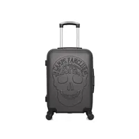 valise camps united - valise cabine abs cornell 4 roues 55 cm - gris fonce
