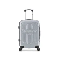 valise sinéquanone sinequanone - valise cabine abs hemera 4 roues 55 cm - gris