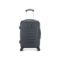 valise blue star bluestar - valise cabine abs opera 4 roues 55 cm - noir