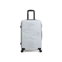 valise lulu castagnette valise grand format rigide ours aile - gris