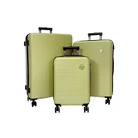 set de 3 valises david jones set de 3 valises vert kaki - ba10263