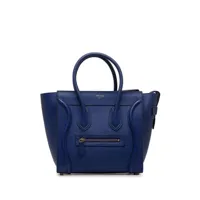 céline pre-owned mini sac cabas luggage (2014) - bleu