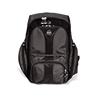 kensington sac à dos pour ordinateur portable 15.6" - contour - pour homme & femme, ergonomique, résistant à l'eau, système de protection snugfit, noir (1500234)