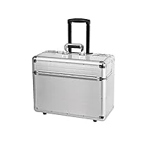 alumaxx 45122 valise de pilote à roulettes omega (aluminium) (import allemagne)