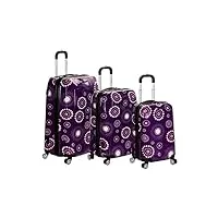 rockland, set de bagages mixte adulte, f150-purplepearl