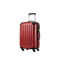 hauptstadtkoffer - alex - bagage à main cabine, trolley rigide, 55 cm, 42 litres, rouge