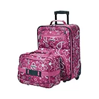 rockland ensemble de valises unisexes, bandana rose, 2-piece set (14/19), sac à dos enfant