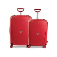 roncato set 2 trolley g+m light rosso unisexe adultes, rouge (rosso), mediano + grande, valise