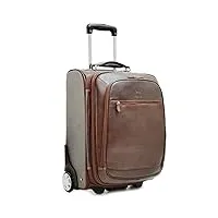katana - valise cabine en cuir - marron - 55 x 35 x 25 cm