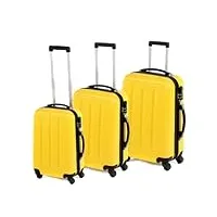 ultimate products ltd set de bagages, fashion case, jaune - jaune, lg00339yltrmil