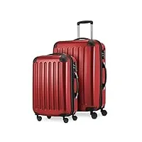 hauptstadtkoffer sets de bagages, 65 cm, 116 l, multicolore